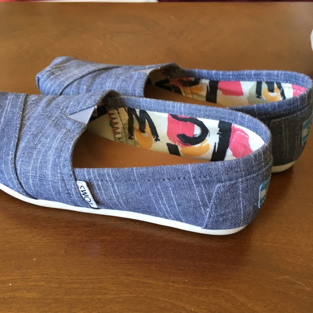 TOMS Slip-Ons Denim